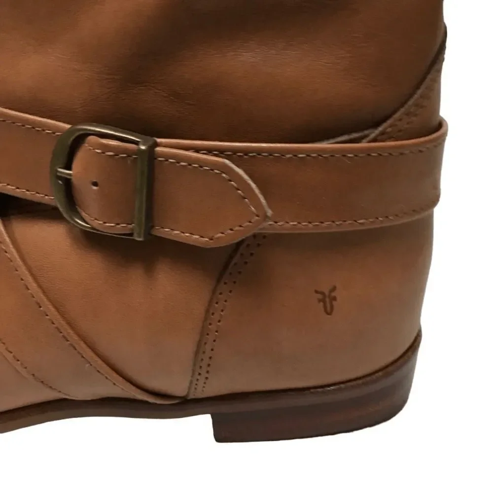 Vintage Frye tan leather pull on riding boots‎ 9